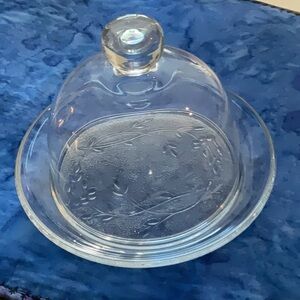 Princess House covered butter dish